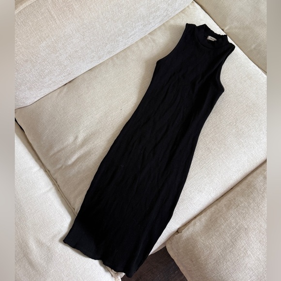 Mikey & Joey Dresses & Skirts - Black Stretchy Midi Bodycon Dress